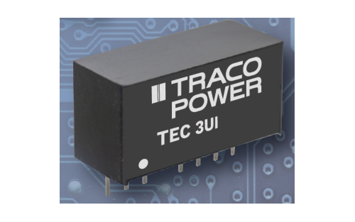 TRACO Power Offers 3 Watt DC/DC Converters for Cost Sensitive Industrial Applications