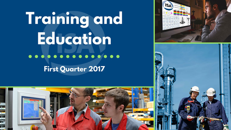 ISA Training and Education: First Quarter 2017