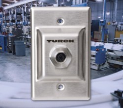 TURCK wall plate adapters provide transition between conduit and cables
