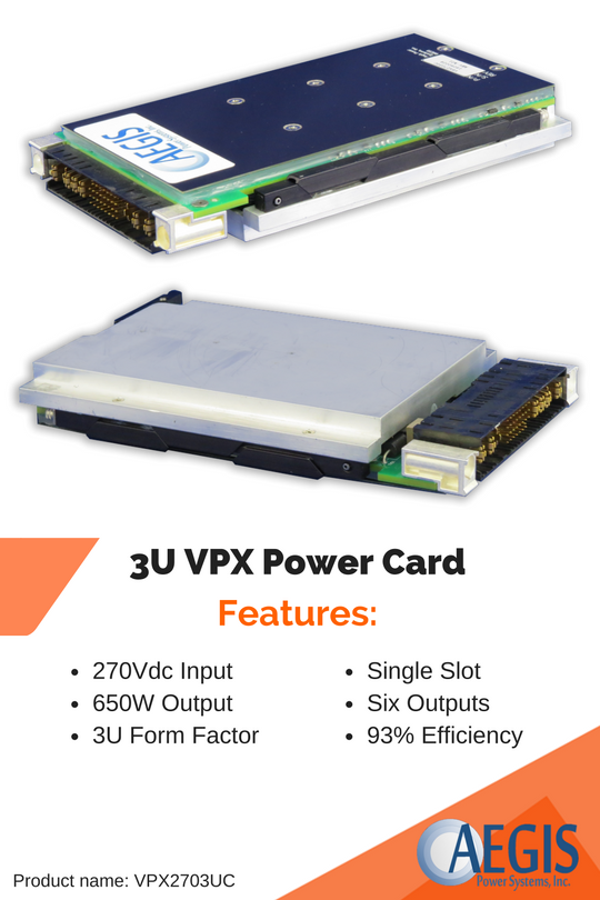 Aegis releases 3U VPX Power Card
