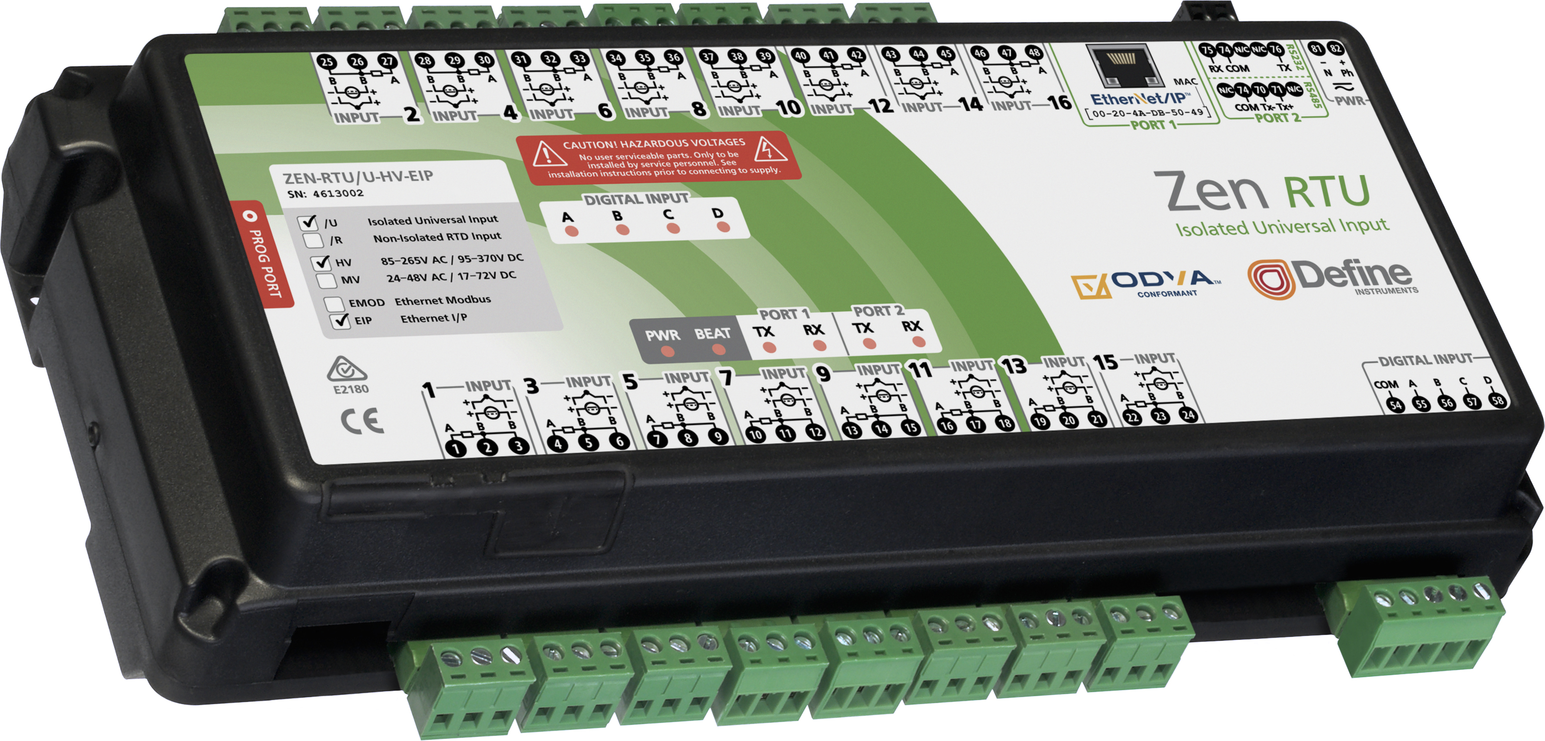 Get 16 signals into your PLC or SCADA system with the Zen RTU