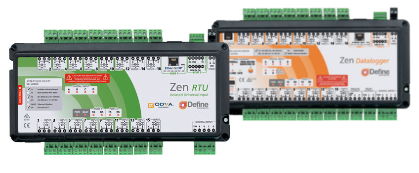 Define Instruments introduces Zen RTU and Zen Datalogger controllers